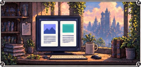 indd QuickView pixel art workspace