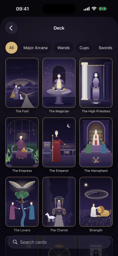 The full tarot deck