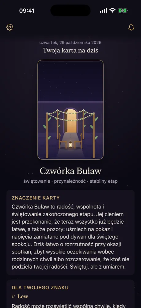 Twoja karta na dziś